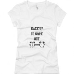 Ladies Slim Fit Basic Promo Jersey Tee