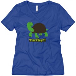 Ladies Relaxed Fit V-Neck Tee