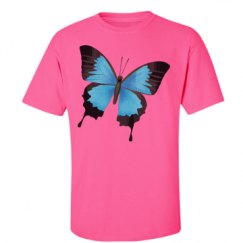 Unisex Ultra Cotton Safety Neon Crewneck Tee