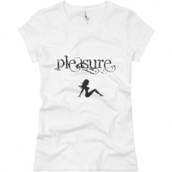 Ladies Slim Fit Basic Promo Jersey Tee
