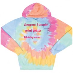 Unisex Tie-Dye Fleece Hoodie