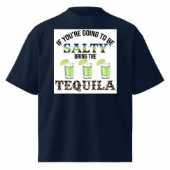 Unisex Organic Oversized High Neck T-Shirt