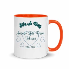 11oz Ceramic Mug with Color Inside
