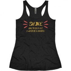Ladies Slim Fit Super Soft Racerback Triblend Tank