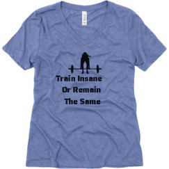 Ladies Relaxed Fit Super Soft Triblend V-Neck Tee