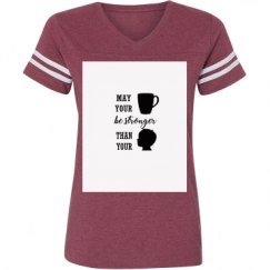 Ladies Relaxed Fit Vintage Sports Tee