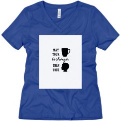 Ladies Relaxed Fit V-Neck Tee