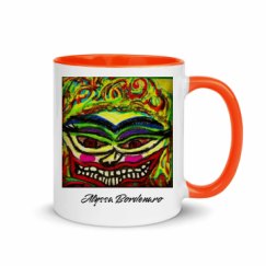 11oz Ceramic Mug with Color Inside