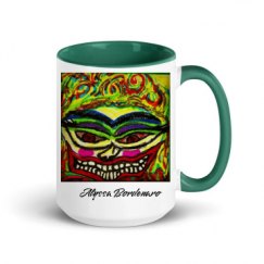 15oz Ceramic Mug with Color Inside