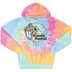 Unisex Tie-Dye Fleece Hoodie