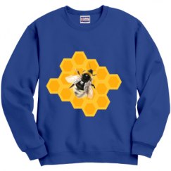 Unisex Film and Foil Crewneck Sweatshirt