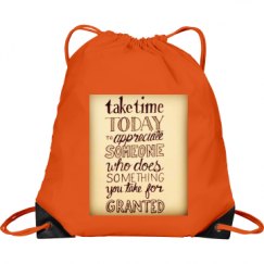 Port & Company Drawstring Cinch Bag