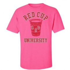 Unisex Ultra Cotton Safety Neon Crewneck Tee