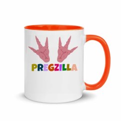 11oz Ceramic Mug with Color Inside