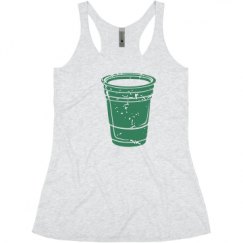 Ladies Slim Fit Super Soft Racerback Triblend Tank
