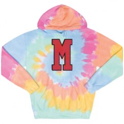 Unisex Tie-Dye Fleece Hoodie
