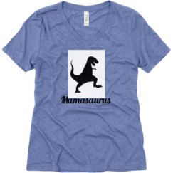 Ladies Relaxed Fit Super Soft Triblend V-Neck Tee