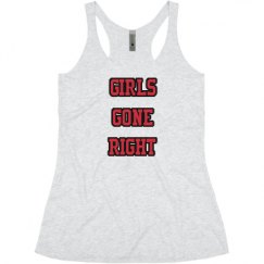 Ladies Slim Fit Super Soft Racerback Triblend Tank