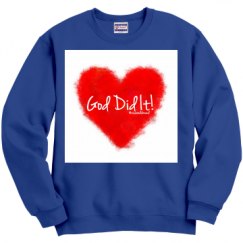 Unisex Film and Foil Crewneck Sweatshirt