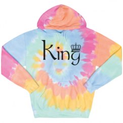 Unisex Tie-Dye Fleece Hoodie