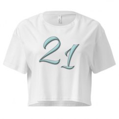 Ladies Festival Cali Crop Top Tee