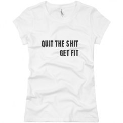 Ladies Slim Fit Basic Promo Jersey Tee