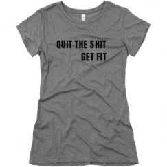 Ladies Slim Fit Super Soft Triblend Tee