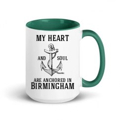 15oz Ceramic Mug with Color Inside