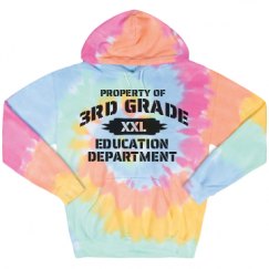 Unisex Tie-Dye Fleece Hoodie