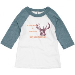 Toddler 3/4 Sleeve Raglan Tee