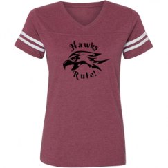 Ladies Relaxed Fit Vintage Sports Tee