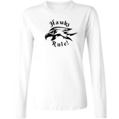 Ladies Relaxed Fit Basic Long Sleeve Tee
