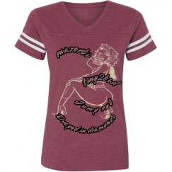 Ladies Relaxed Fit Vintage Sports Tee