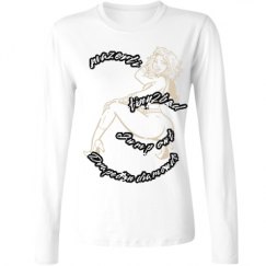 Ladies Relaxed Fit Basic Long Sleeve Tee