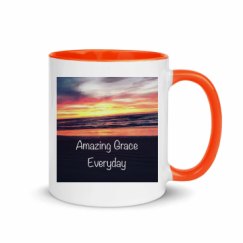 11oz Ceramic Mug with Color Inside