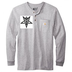 Unisex Carhartt Long Sleeve Henley Tee 