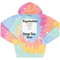 Unisex Tie-Dye Fleece Hoodie