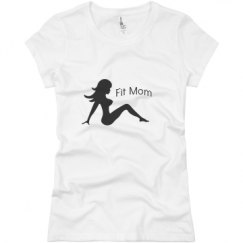 Ladies Slim Fit Basic Promo Jersey Tee