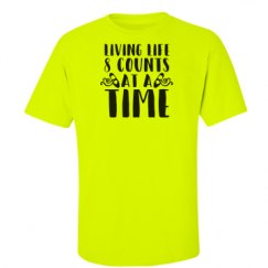 Unisex Ultra Cotton Safety Neon Crewneck Tee