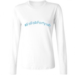 Ladies Relaxed Fit Basic Long Sleeve Tee