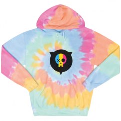 Unisex Tie-Dye Fleece Hoodie