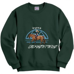 Unisex Film and Foil Crewneck Sweatshirt