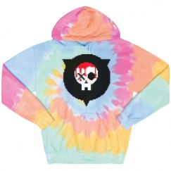 Unisex Tie-Dye Fleece Hoodie
