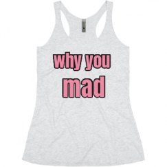 Ladies Slim Fit Super Soft Racerback Triblend Tank