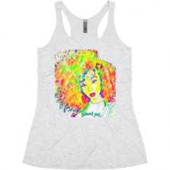 Ladies Slim Fit Super Soft Racerback Triblend Tank
