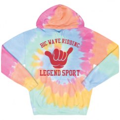 Unisex Tie-Dye Fleece Hoodie