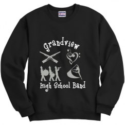 Unisex Film and Foil Crewneck Sweatshirt