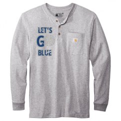 Unisex Carhartt Long Sleeve Henley Tee 