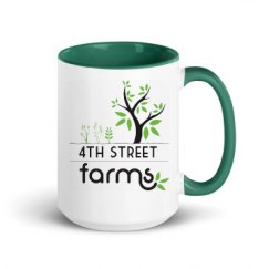 15oz Ceramic Mug with Color Inside