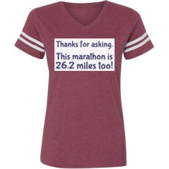 Ladies Relaxed Fit Vintage Sports Tee